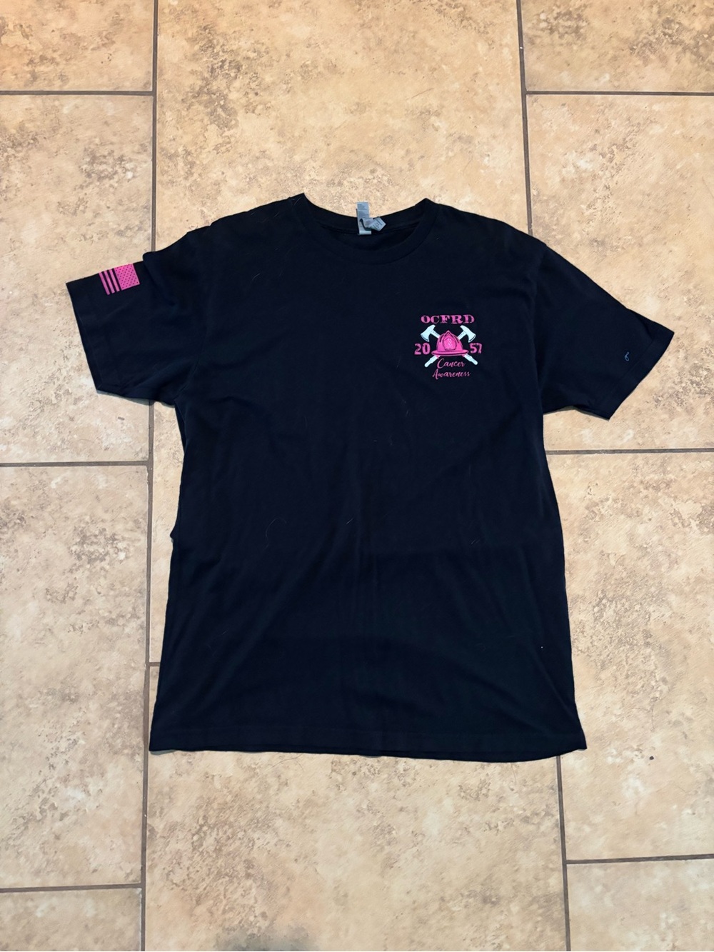 Orange County Fire Local 2057 Breast Cancer Awareness Shirt